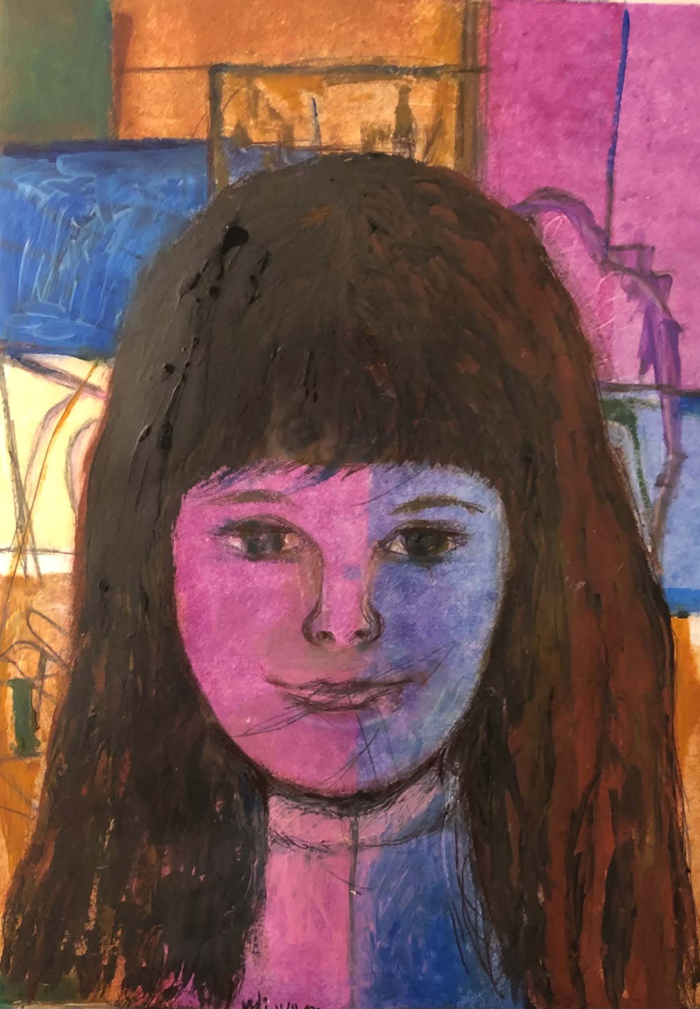 ‘portrait of an eight year old girl’
