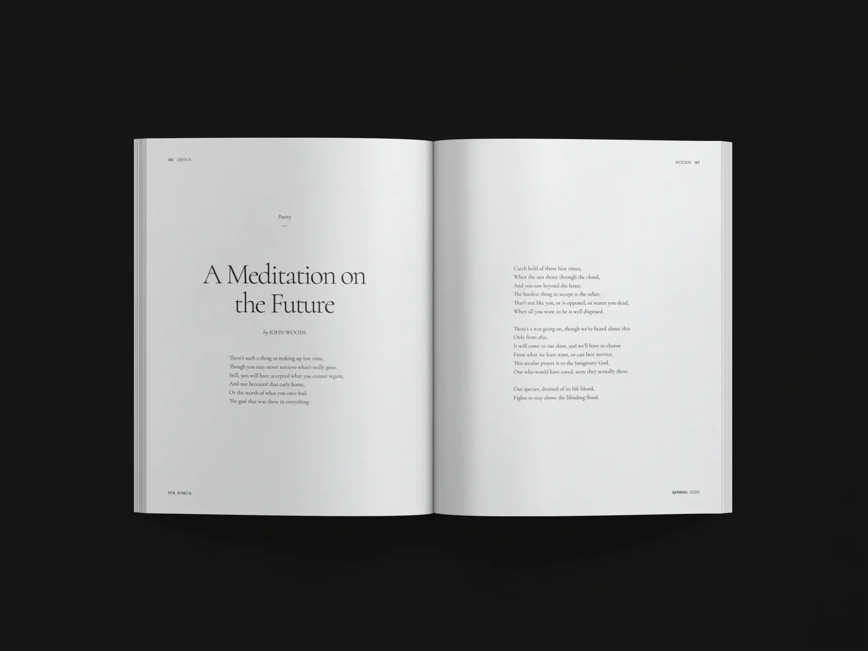 A Meditation on the Future