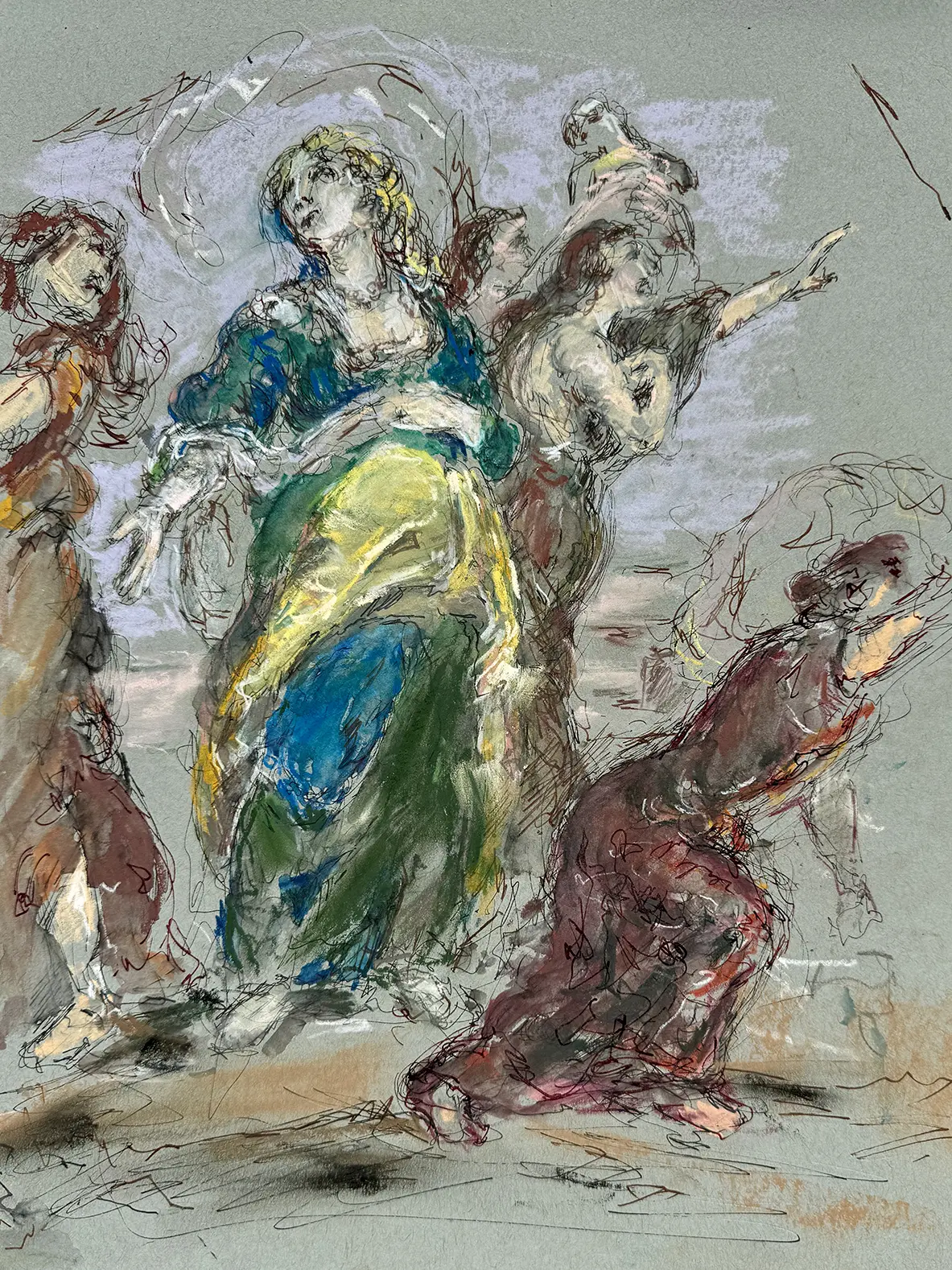 Sabine Women Stop the War, after Rubens